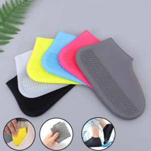 2 Pairs of Silicone Waterproof Shoe Covers
