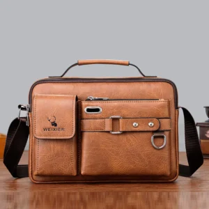 WEIXIER Fashion Men's Shoulder Bag Portable
