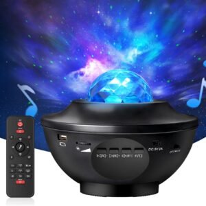 Galaxy Projector Night Light Lamp, Bluetooth Music Speaker With 21 Lighting Modes
